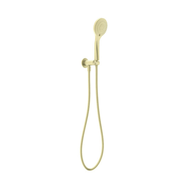 MECCA SHOWER ON BRACKET WITH AIR SHOWER BRUSHED GOLD
