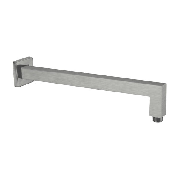 SQUARE SHOWER ARM GUN METAL