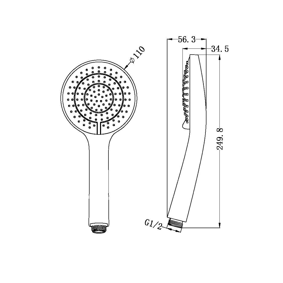 AIR HAND SHOWER BRUSHED NICKEL