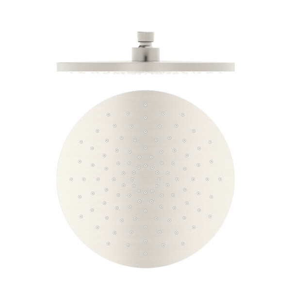 250MM ABS ROUND SHOWER HEAD BRUSHED NICKEL