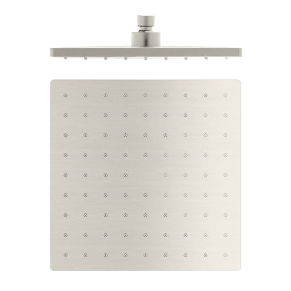 250MM ABS SQUARE SHOWER HEAD BRUSHED NICKEL
