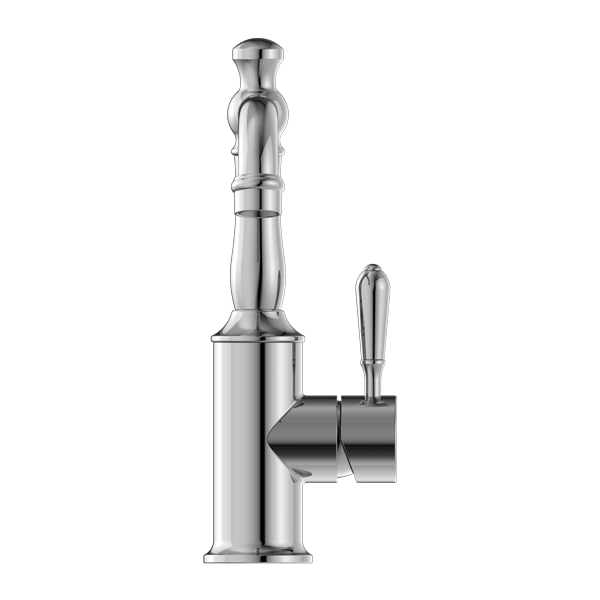 YORK BASIN MIXER WITH METAL LEVER CHROME