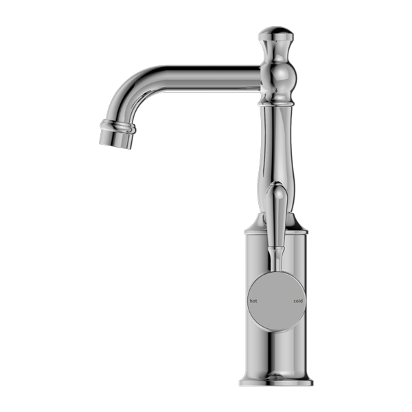 YORK BASIN MIXER WITH METAL LEVER CHROME