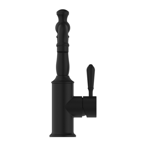 YORK BASIN MIXER WITH METAL LEVER MATTE BLACK
