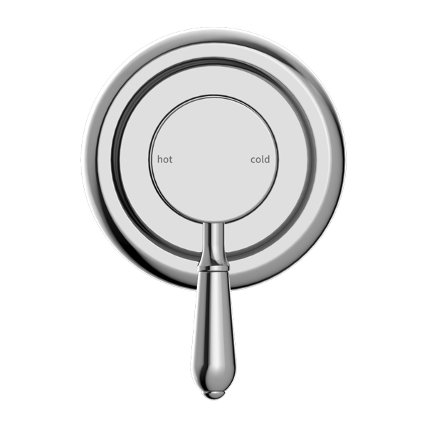 YORK SHOWER MIXER WITH METAL LEVER CHROME
