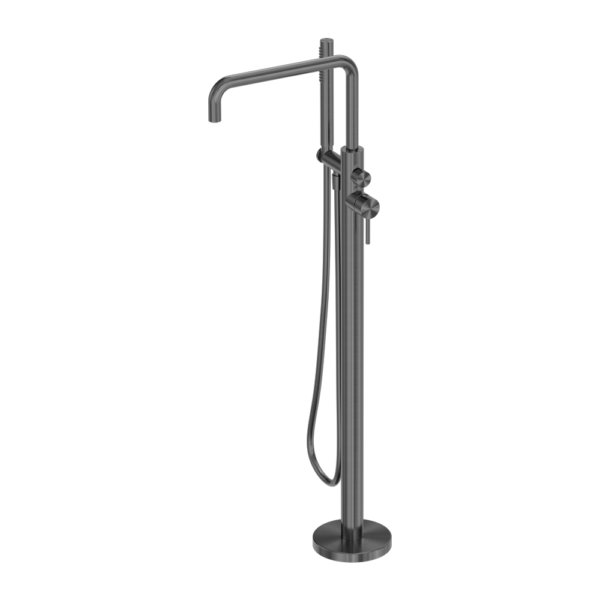 ZEN SS316L FREESTANDING BATH MIXER GRAPHITE