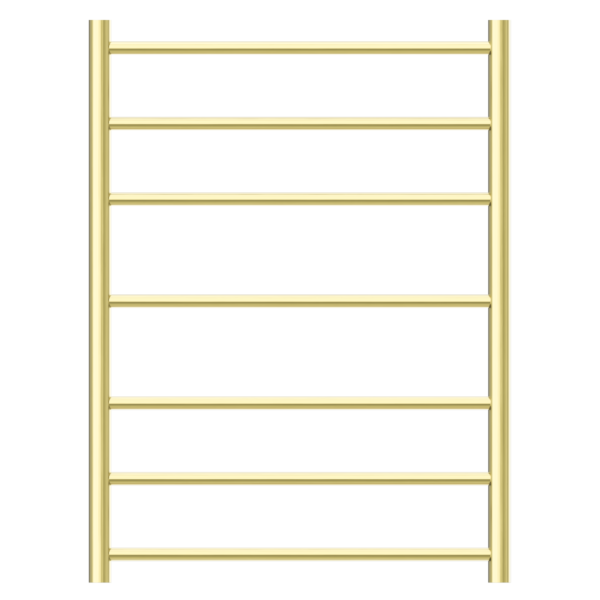 HEATED TOWEL LADDER BRUSHED GOLD