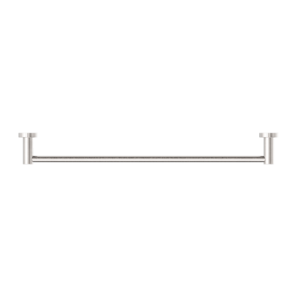 MECCA SINGLE TOWEL RAIL 600MM BRUSHED NICKEL