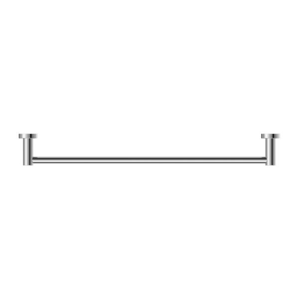 MECCA SINGLE TOWEL RAIL 800MM CHROME