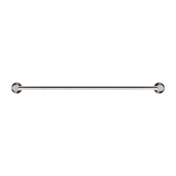 MECCA DOUBLE TOWEL RAIL 600MM BRUSHED NICKEL