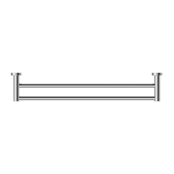 MECCA DOUBLE TOWEL RAIL 600MM CHROME