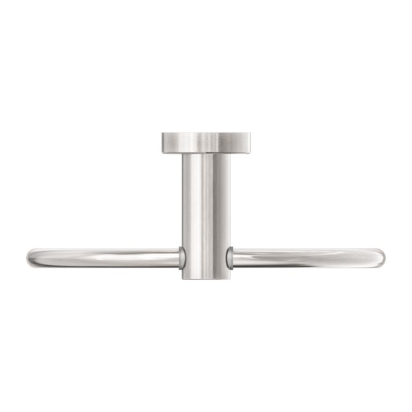 MECCA HAND TOWEL RING BRUSHED NICKEL
