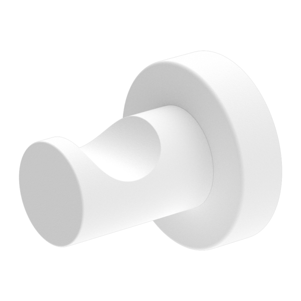 MECCA ROBE HOOK MATTE WHITE