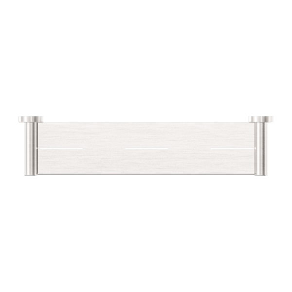 MECCA METAL SHOWER SHELF BRUSHED NICKEL