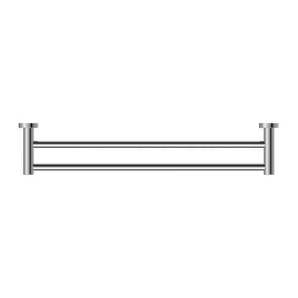 CLASSIC DOUBLE TOWEL RAIL 800MM CHROME