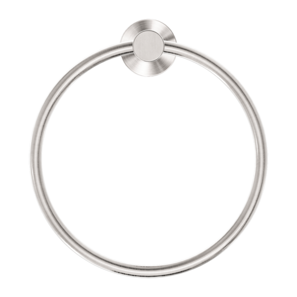 CLASSIC HAND TOWEL RING BRUSHED NICKEL