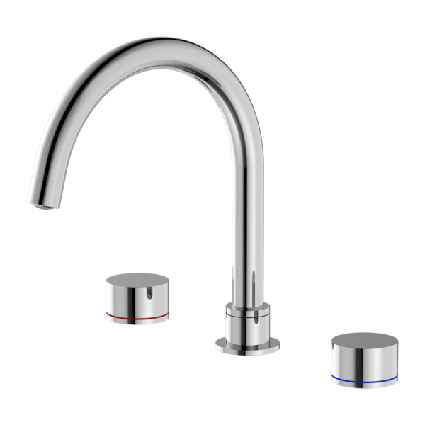 KARA BATH SET CHROME