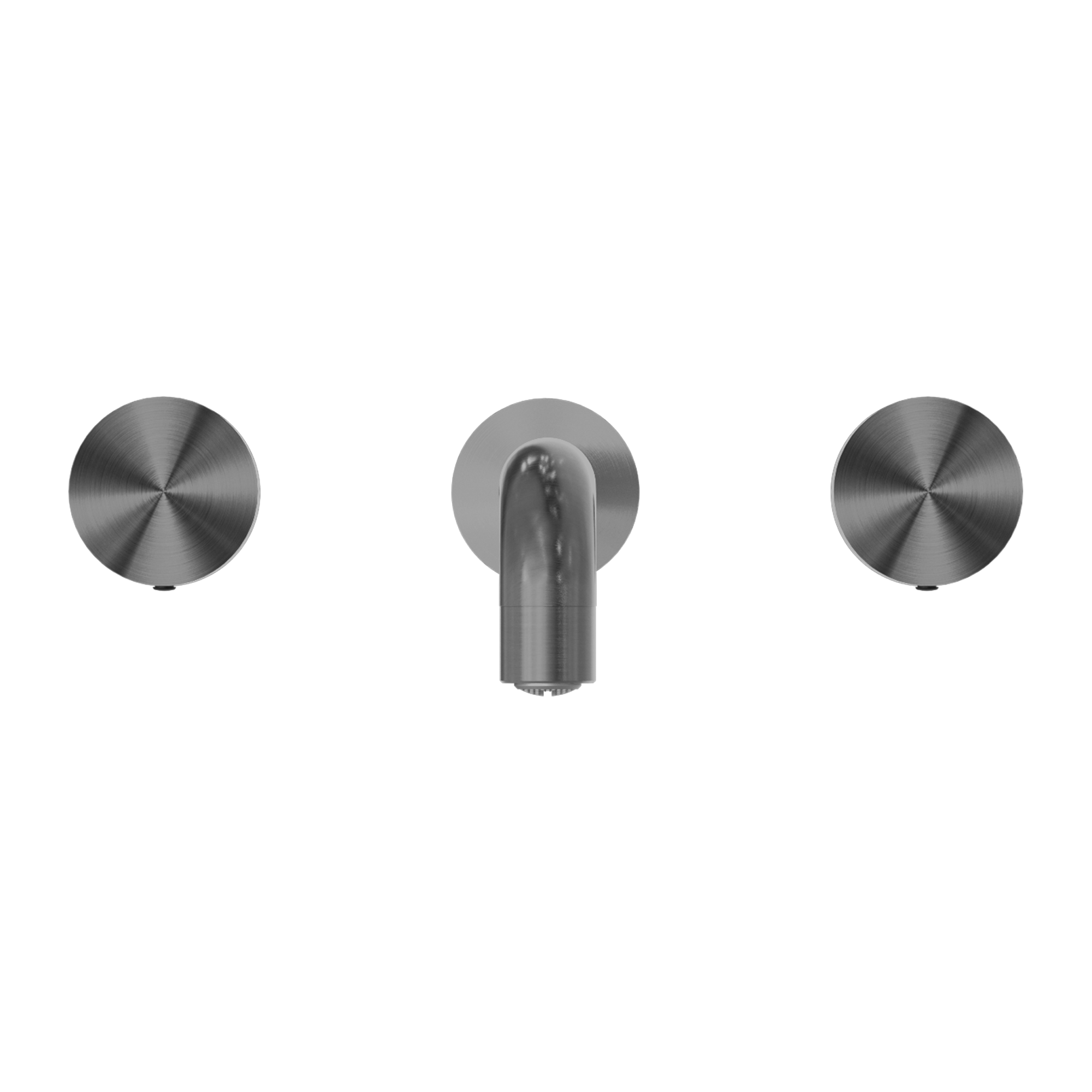 KARA WALL BASIN SET 215MM GUN METAL