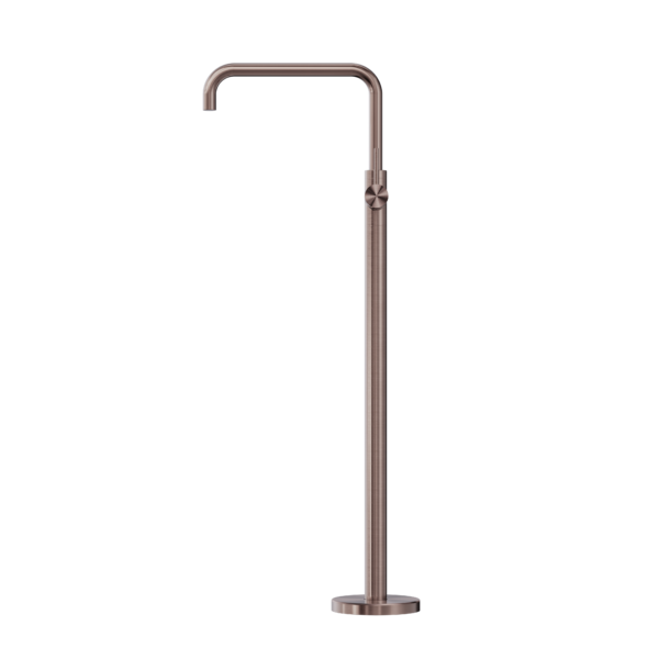 MECCA FREESTANDING BATH MIXER SQUARE SHAPE BRUSHED BRONZE