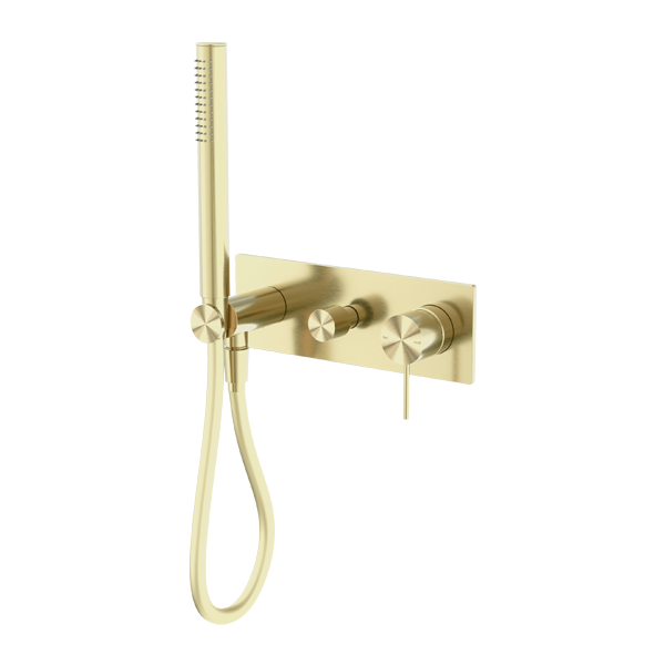 MECCA SHOWER MIXER DIVERTOR SYSTEM BRUSHED GOLD