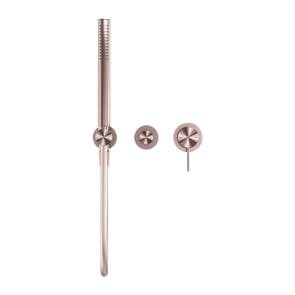 MECCA SHOWER MIXER DIVERTOR SYSTEM SEPARATE BACK PLATE BRUSHED BRONZE