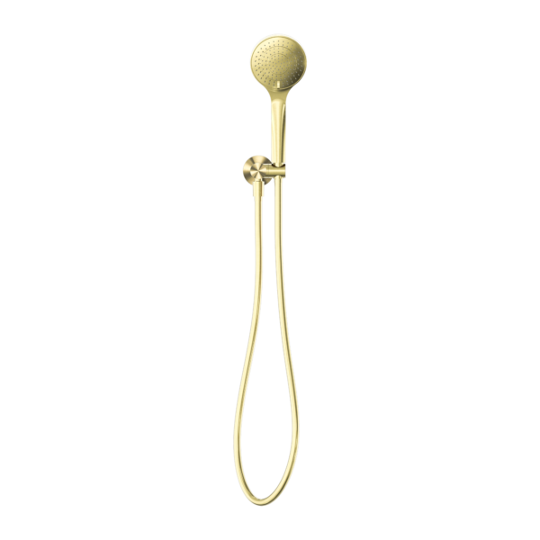 MECCA SHOWER ON BRACKET WITH AIR SHOWER BRUSHED GOLD