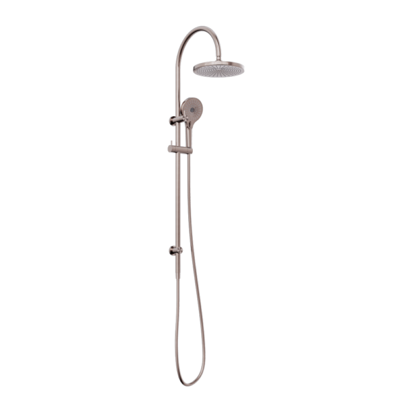 MECCA TWIN SHOWER BRUSHED BRONZE