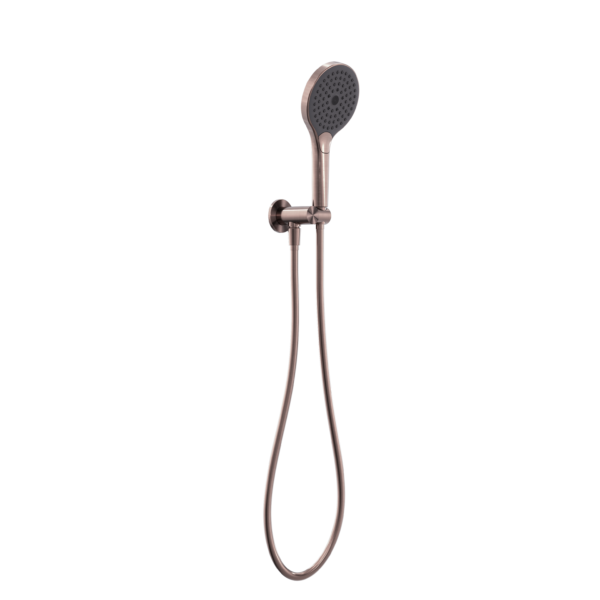 MECCA SHOWER ON BRACKET WITH AIR SHOWER II BRUSHED BRONZE