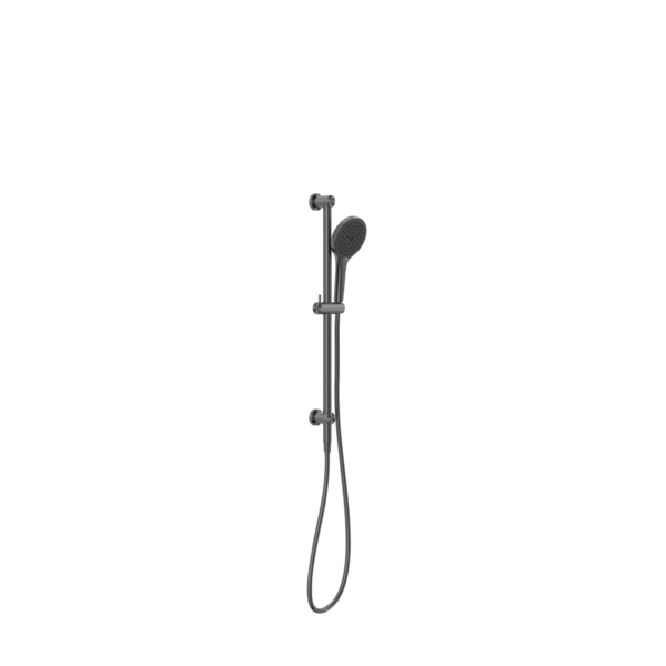 MECCA SHOWER RAIL WITH AIR SHOWER II GUN METAL