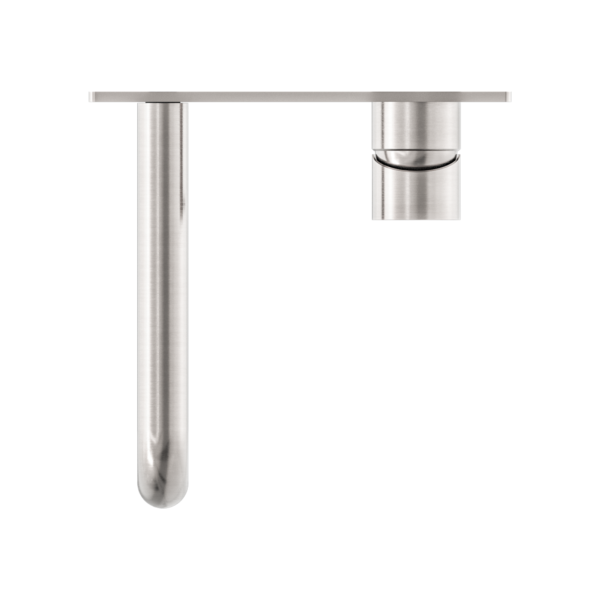 MECCA WALL BASIN/BATH MIXER 185MM BRUSHED NICKEL