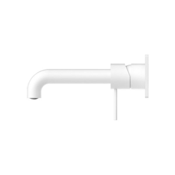 MECCA WALL BASIN/BATH MIXER 120MM MATTE WHITE