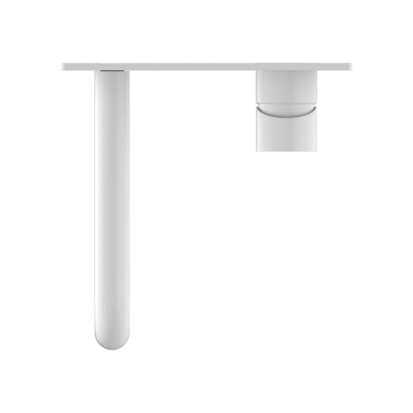 MECCA WALL BASIN/BATH MIXER 120MM MATTE WHITE