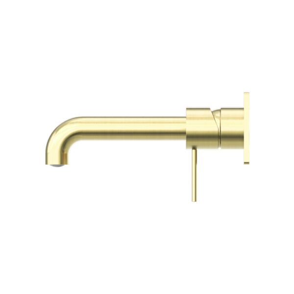 MECCA WALL BASIN/BATH MIXER 120MM BRUSHED GOLD