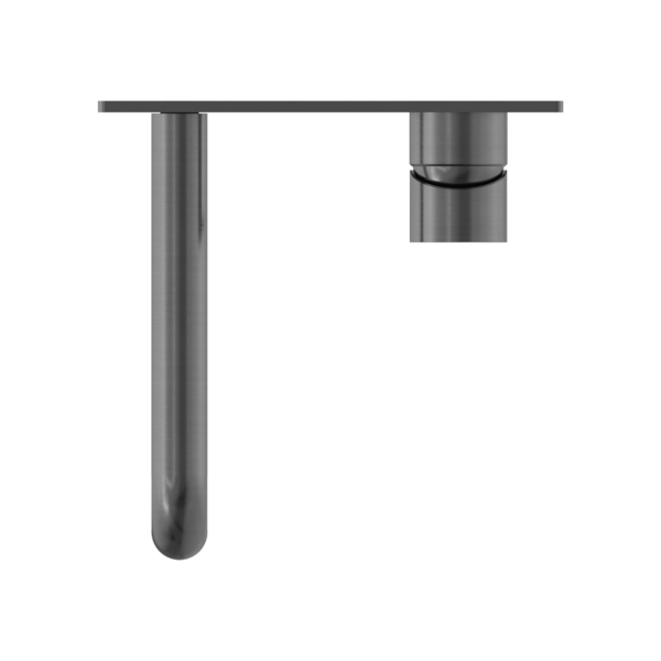 MECCA WALL BASIN/BATH MIXER 185MM GUN METAL