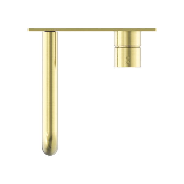 MECCA WALL BASIN/BATH MIXER HANDLE UP 230MM BRUSHED GOLD