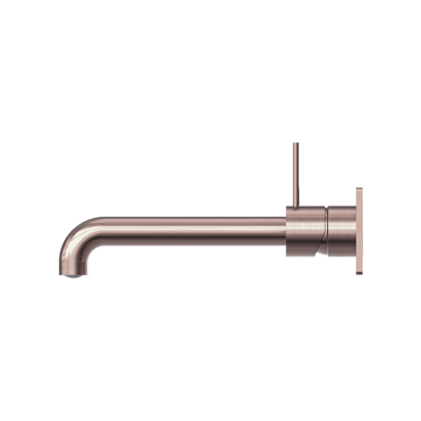 MECCA WALL BASIN/BATH MIXER HANDLE UP 160MM BRUSHED BRONZE