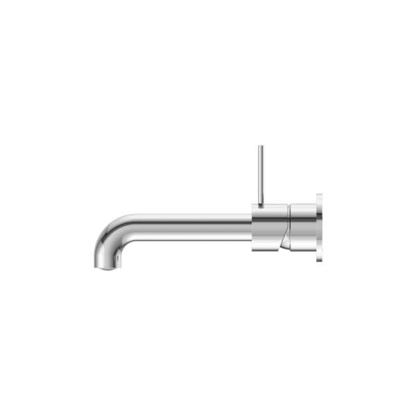 MECCA WALL BASIN/BATH MIXER SEPARETE BACK PLATE HANDLE UP 160MM CHROME