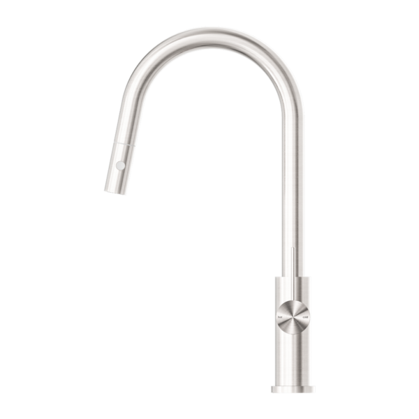 MECCA PULL OUT SINK MIXER WITH VEGIE SPRAY FUNCTION BRUSHED NICKEL