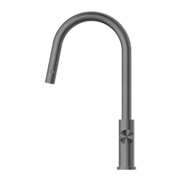 MECCA PULL OUT SINK MIXER WITH VEGIE SPRAY FUNCTION GUN METAL