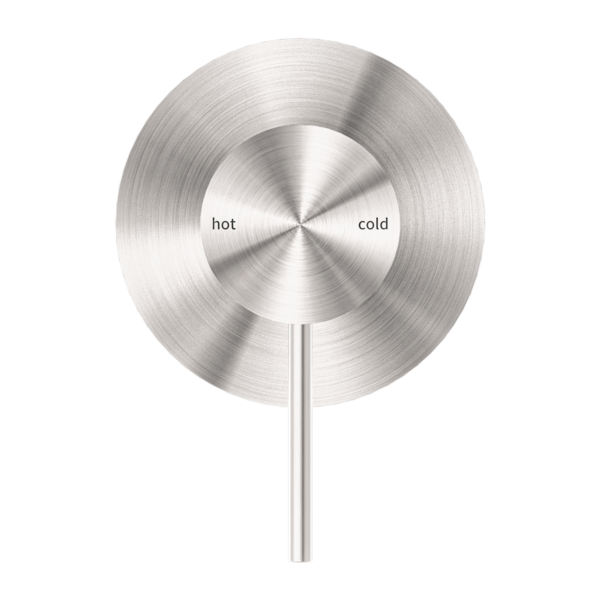 MECCA SHOWER MIXER 80MM PLATE BRUSHED NICKEL