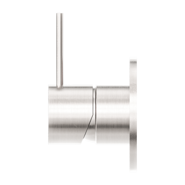 MECCA SHOWER MIXER HANDLE UP 80MM PLATE BRUSHED NICKEL