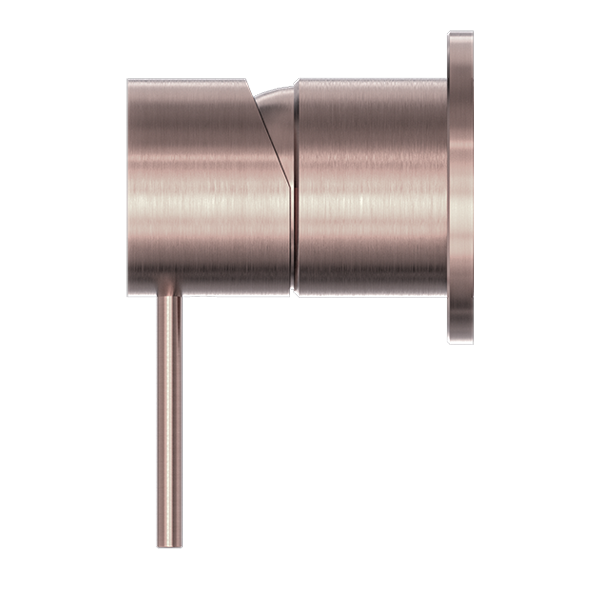 MECCA SHOWER MIXER 60MM PLATE BRUSHED BRONZE