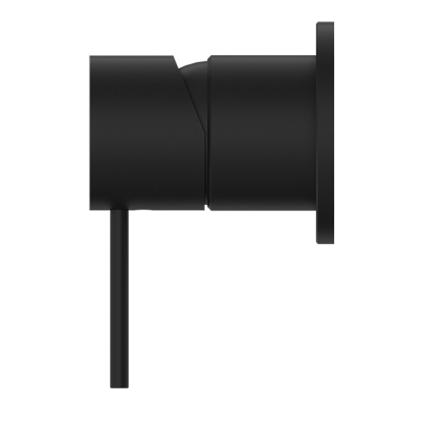 MECCA SHOWER MIXER 60MM PLATE MATTE BLACK