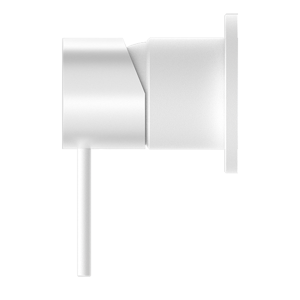 MECCA SHOWER MIXER 60MM PLATE MATTE WHITE