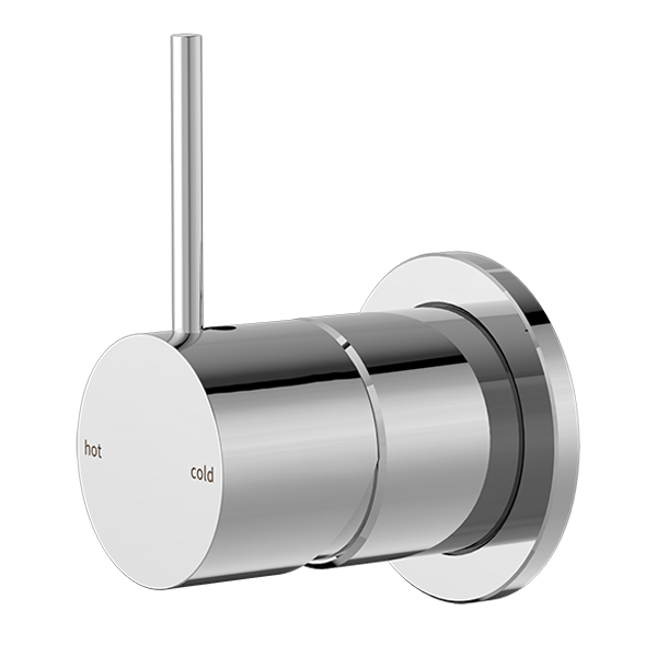 MECCA SHOWER MIXER 60MM HANDLE UP PLATE CHROME