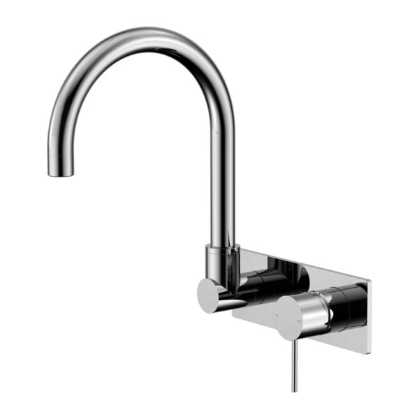 MECCA WALL BASIN/BATH MIXER SWIVEL SPOUT CHROME