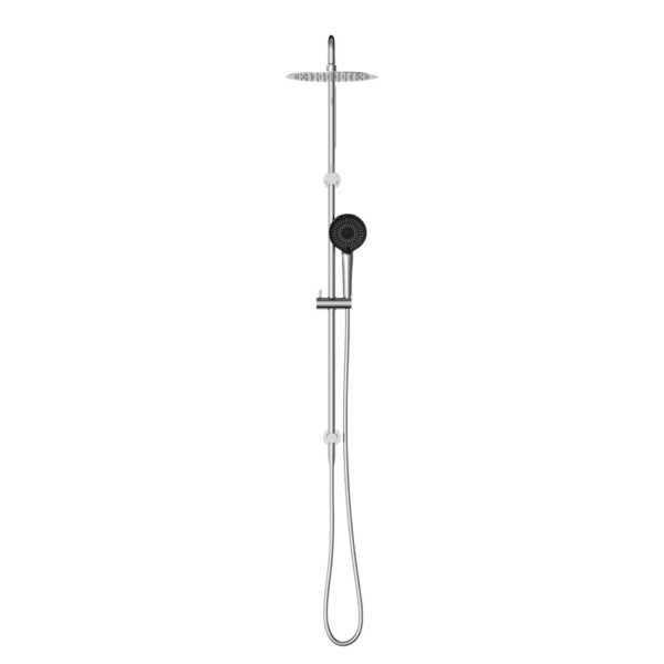 ROUND PROJECT TWIN SHOWER 4 STAR RATING CHROME