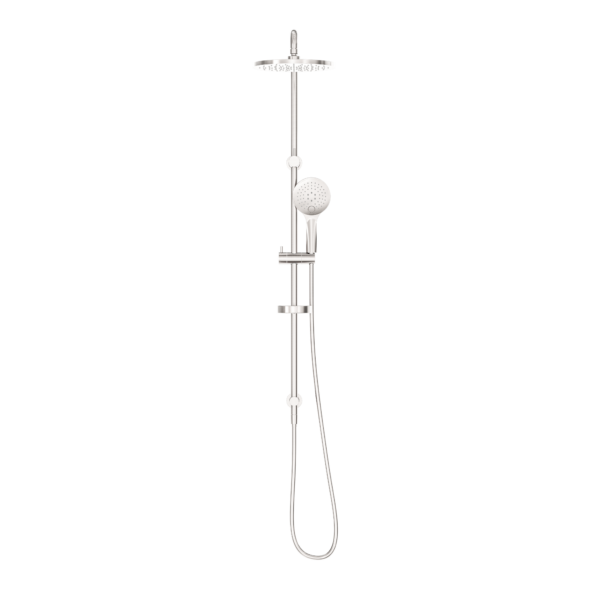BUILDER PROJECT TWIN SHOWER BRUSHED NICKEL