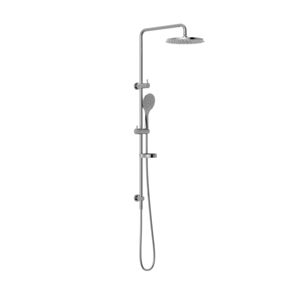 BUILDER PROJECT TWIN SHOWER CHROME