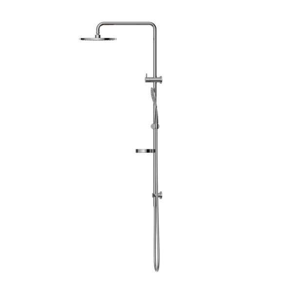 BUILDER PROJECT TWIN SHOWER CHROME